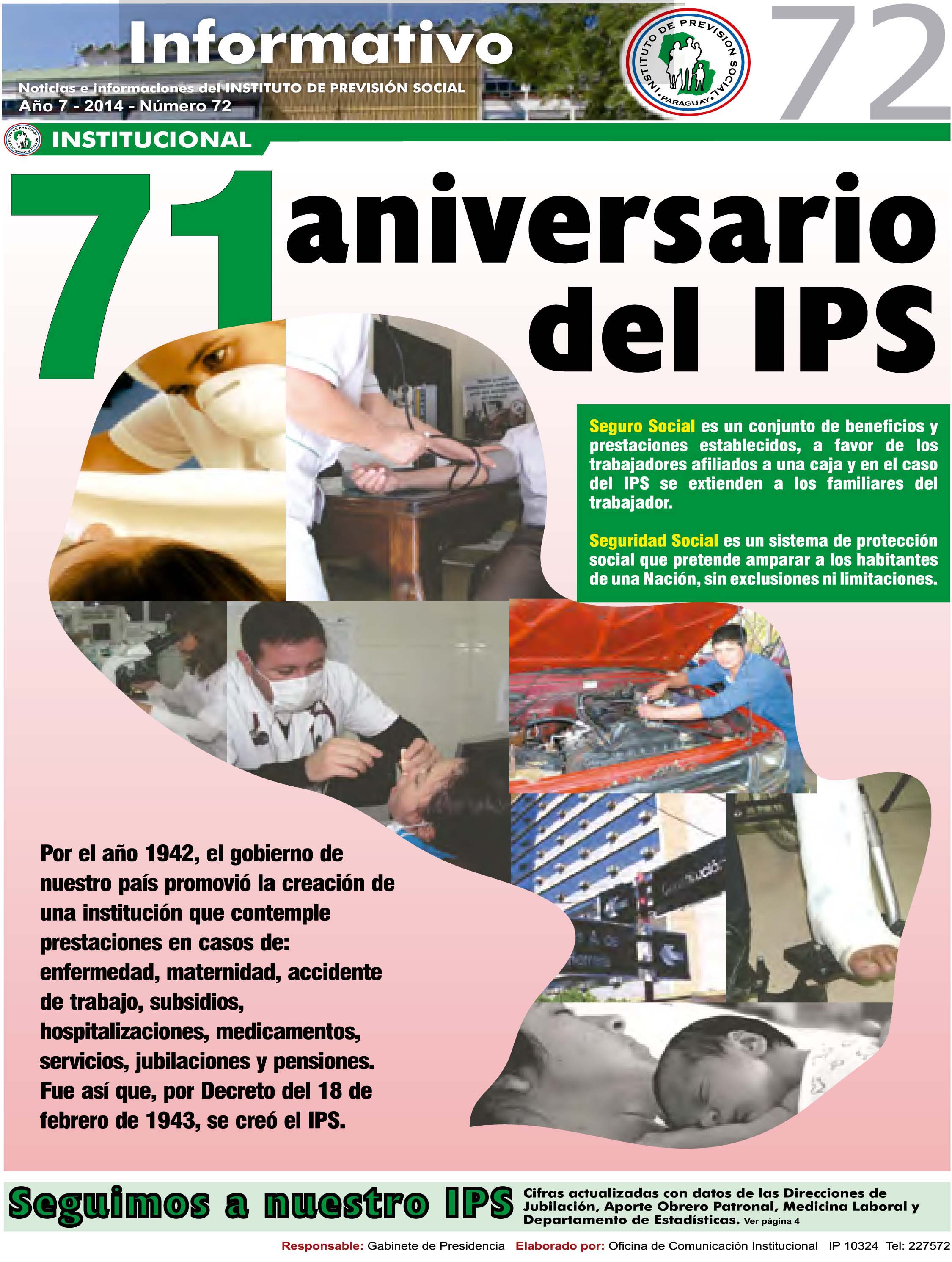 Boletín impreso N° 72 (marzo 2014)