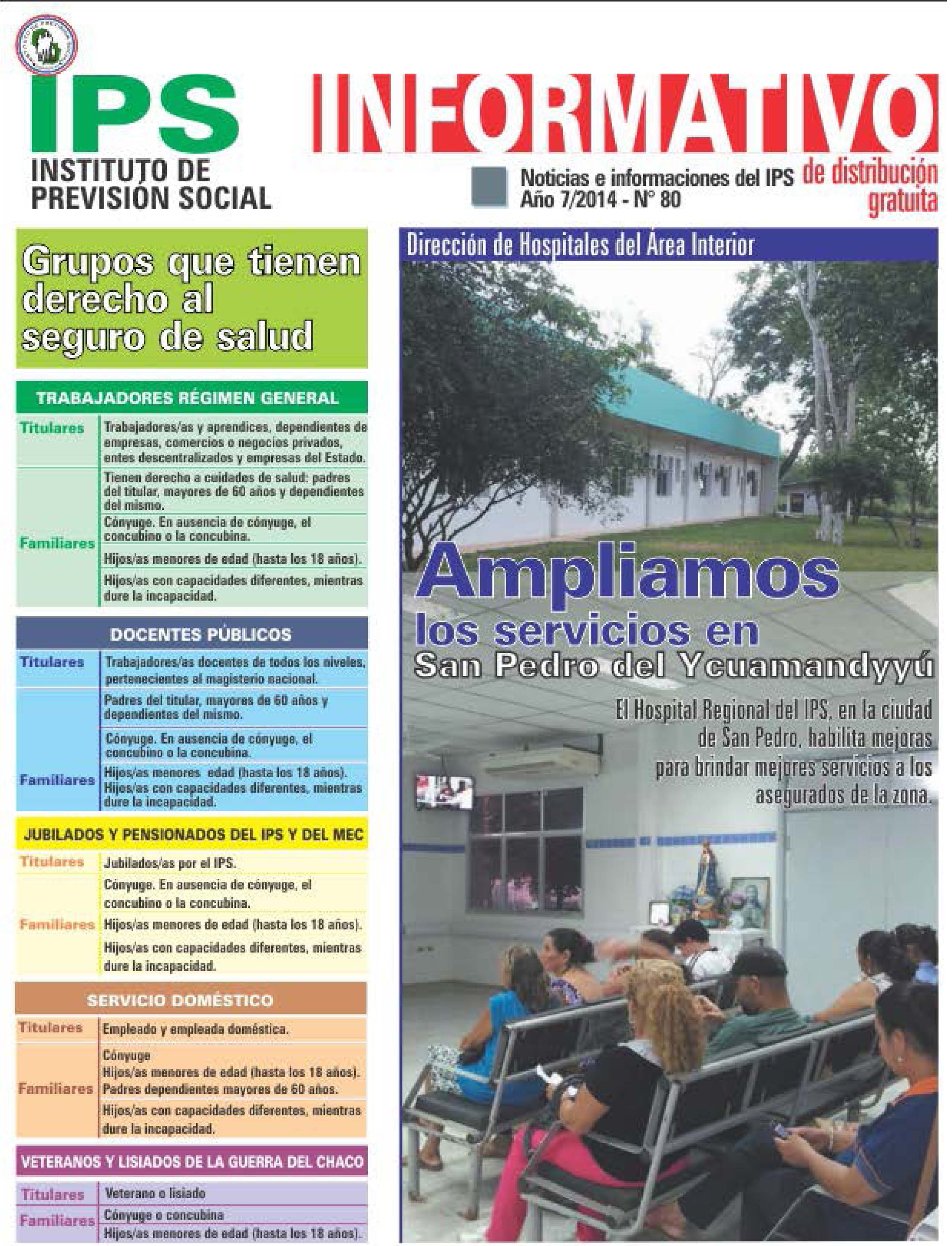 Boletín impreso N° 80 (noviembre 2014)