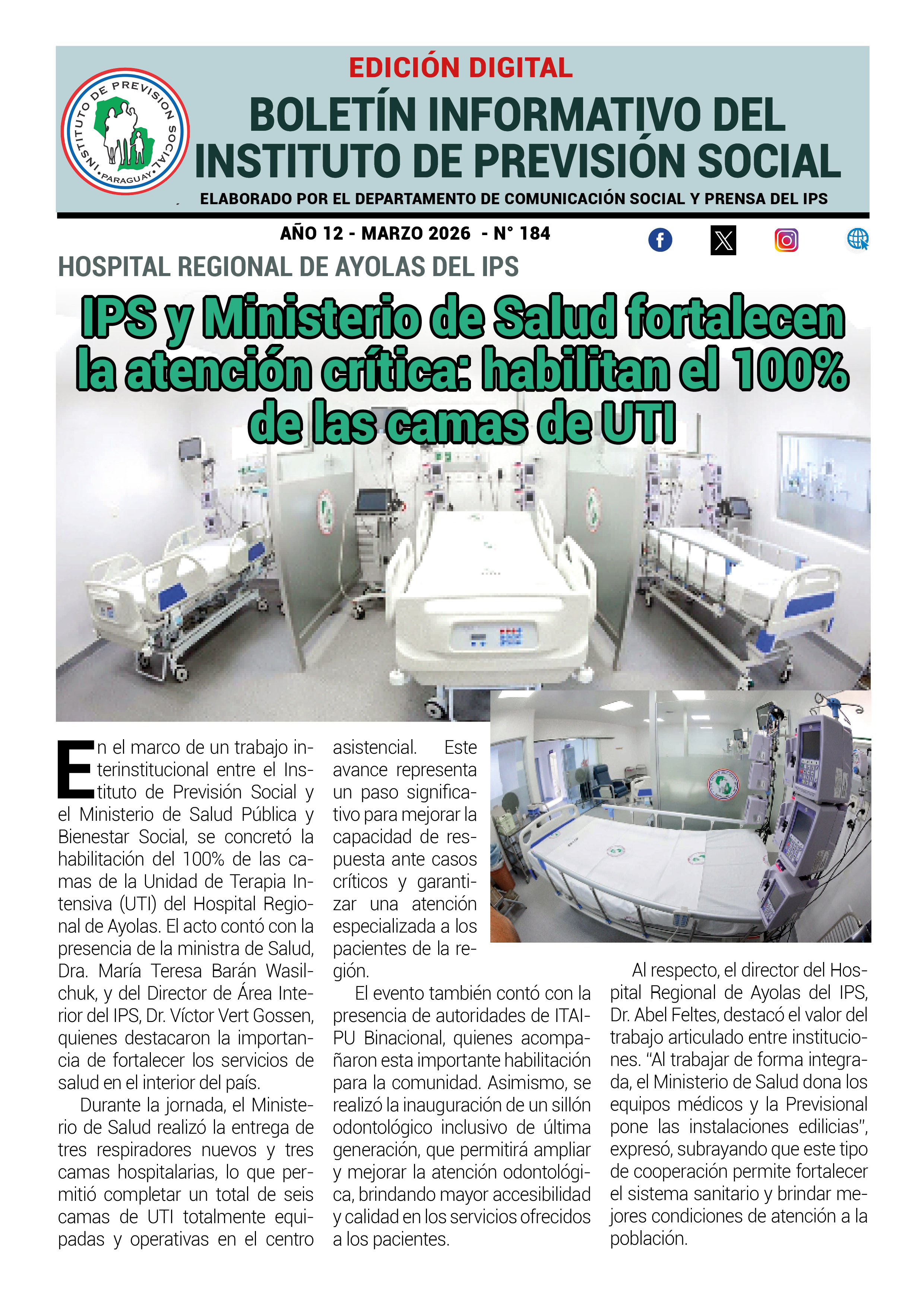 Boletín digital N° 184