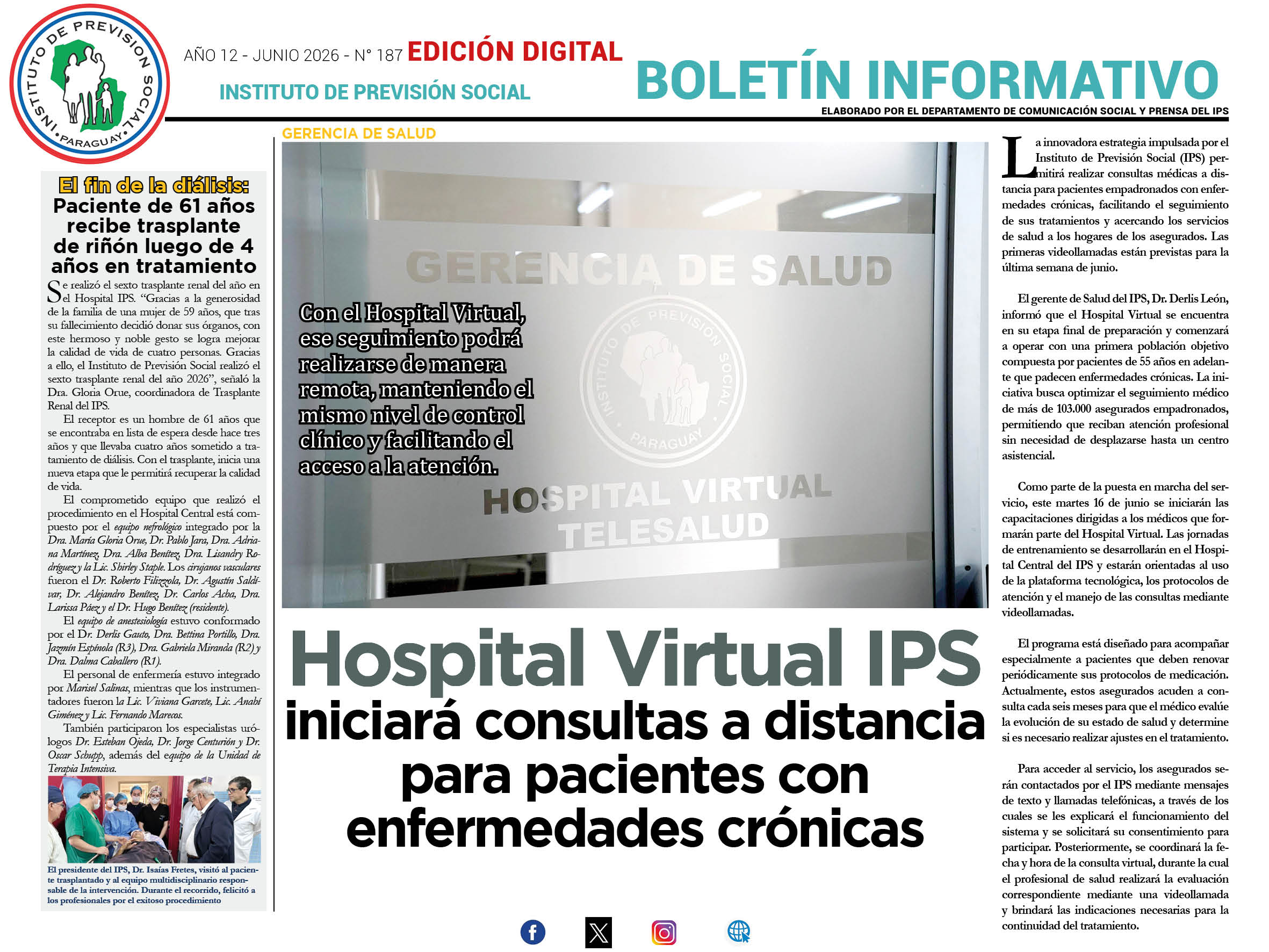 Boletín digital N° 187