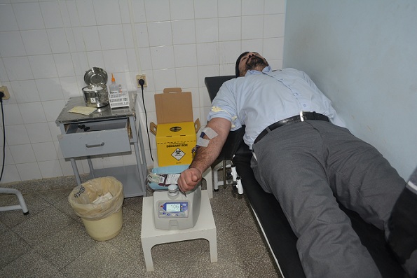 IPS realiza colectas voluntarias de sangre en clubes de donantes
