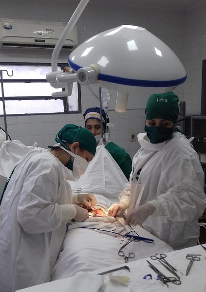 Cirugía programada en la Unidad Sanitaria del IPS de Vallemí