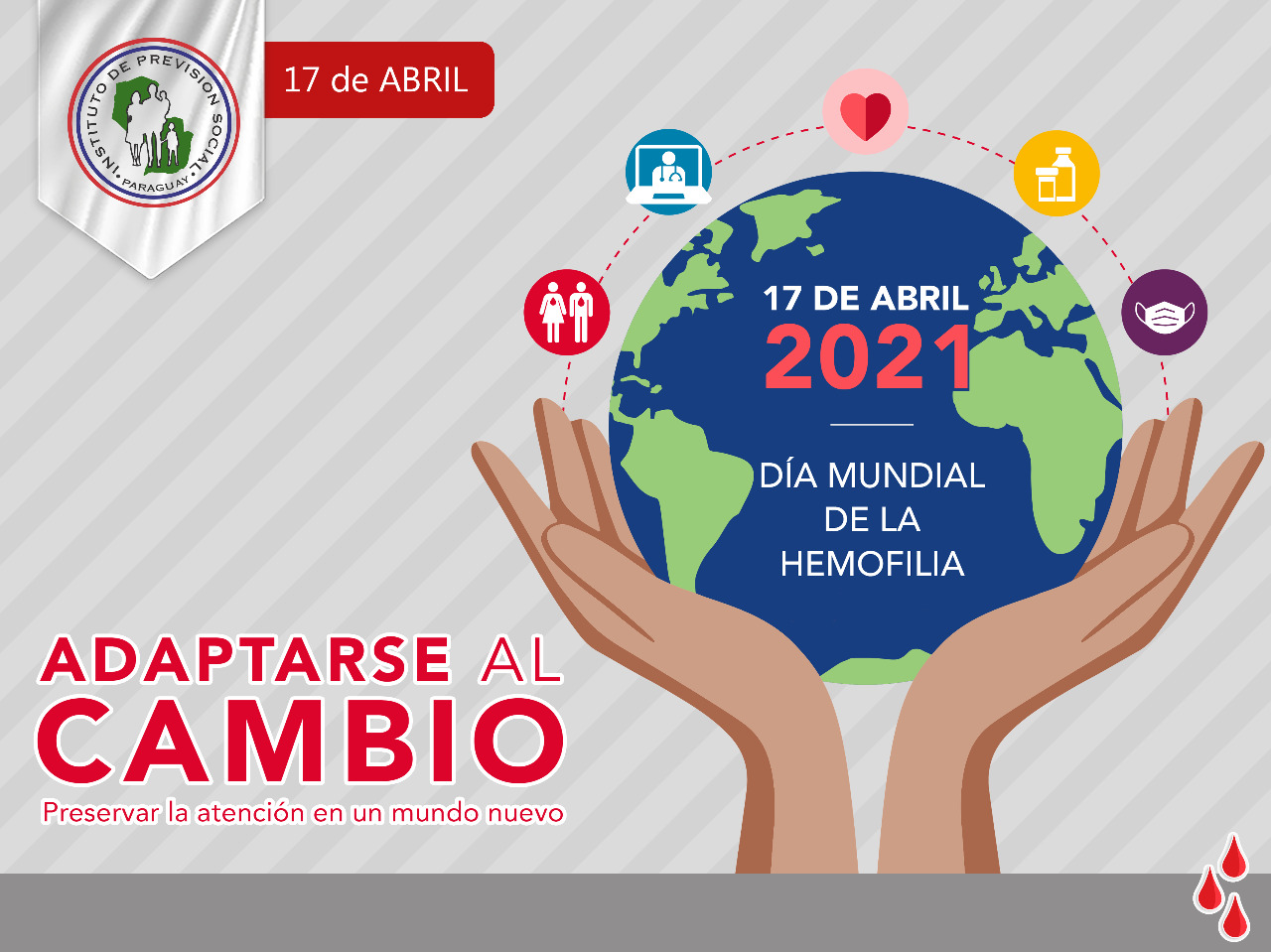 Día mundial de la hemofilia nos invita a “Adaptarse al cambio”
