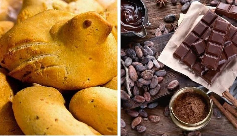 Ou hina la chipa, la sopa paraguaya, el chipa guasu, la rosca de pascuas, y los infaltables chocolates de pascua