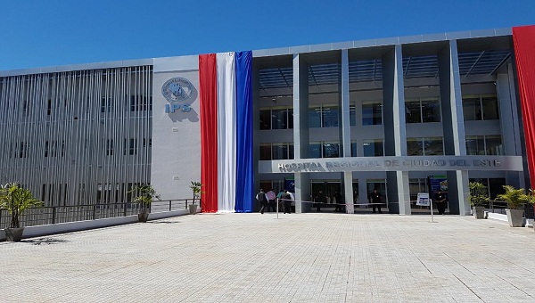 Culminación de obra del Hospital Regional del Instituto de Previsión Social Ciudad del Este