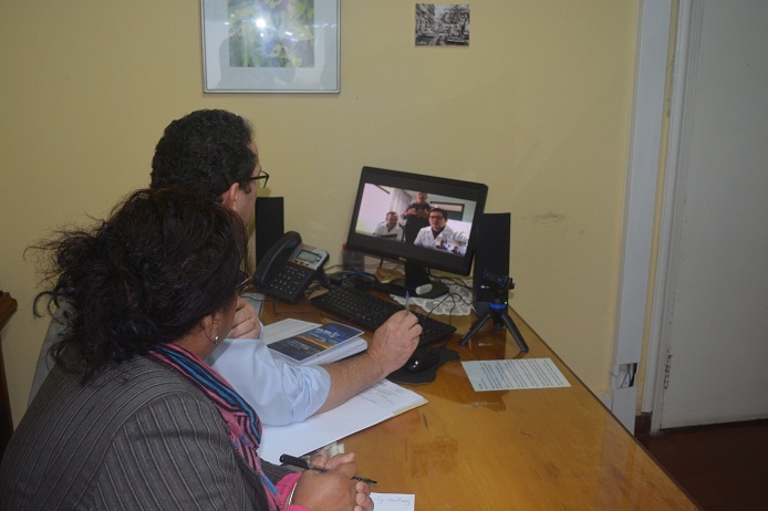 Primera telejunta médica del IPS realizada con el Hospital Regional de Pilar