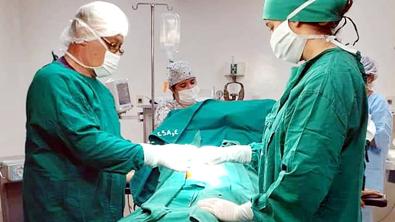Primera cesárea en Arroyos y Esteros mediante sistema único de salud