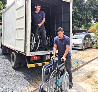 IPS cuenta con 57 nuevas sillas de ruedas para las dependencias sanitarias del área central