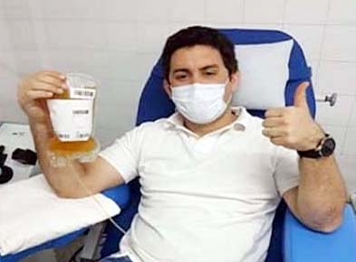 Banco de Sangre del Hospital Central recibe a donantes de plasma recuperados de Covid-19