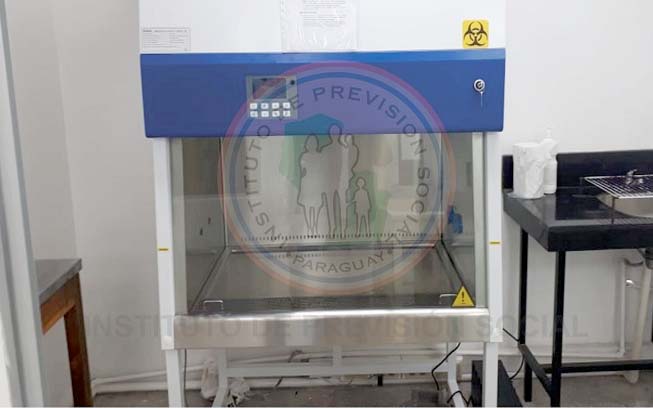 Habilitan cabina de bioseguridad clase II en el Hospital Central
