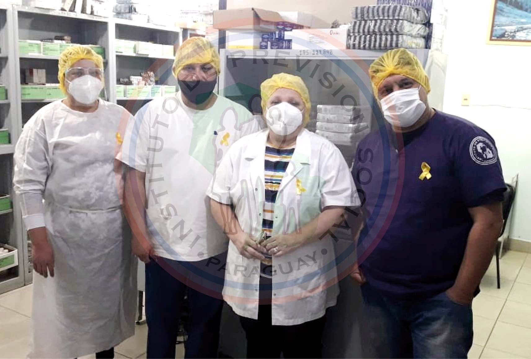 Personal de IPS se viste de amarillo instando a la Prevención del suicidio 
