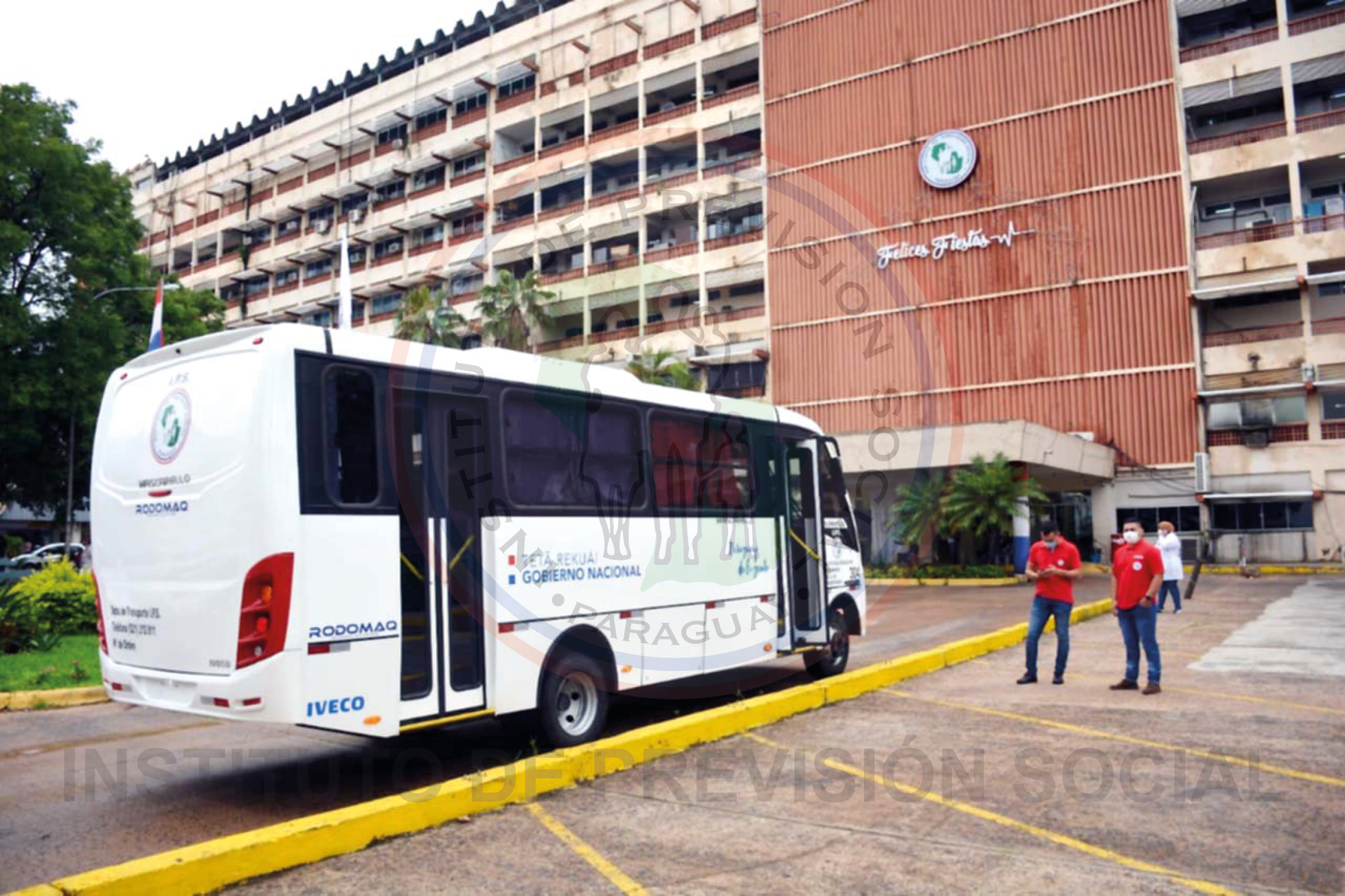 Habilitamos nuevos buses para comodidad de los asegurados en el Hospital Central