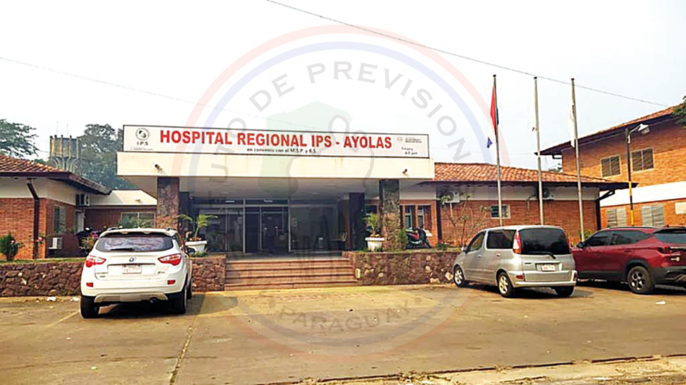 Obras de mejoramiento en el Hospital Regional IPS de Ayolas 