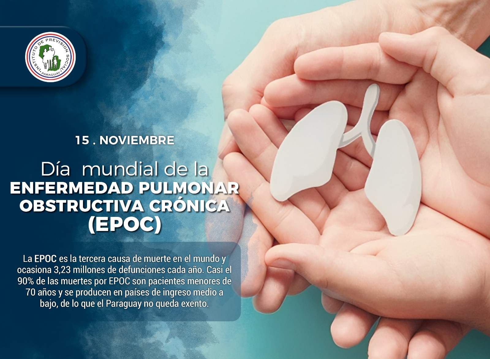 Día Mundial de la EPOC: enfermedad tratable en el IPS.
