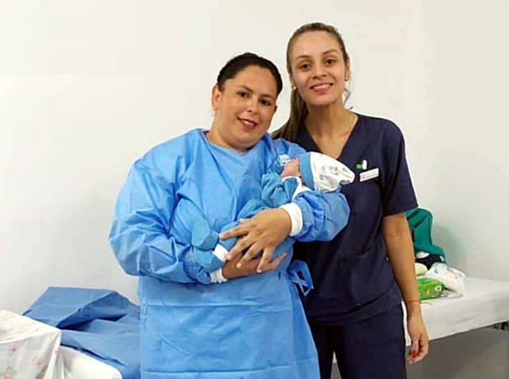Primer parto del año inaugura mejoras edilicias en la Unidad Sanitaria de Vallemi