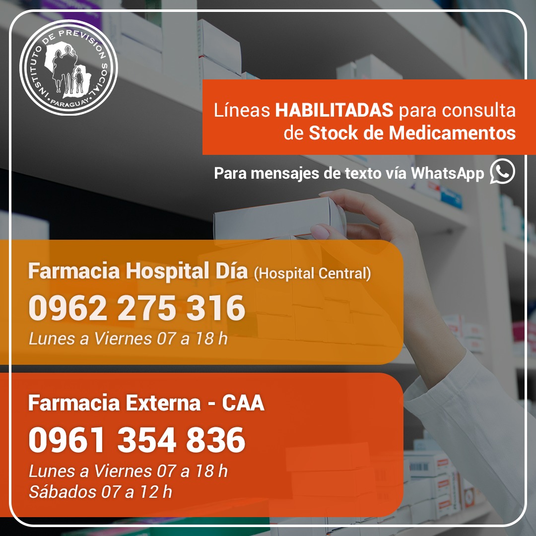 Farmacia dispone contacto de whatsapp para consultas sobre medicamentos