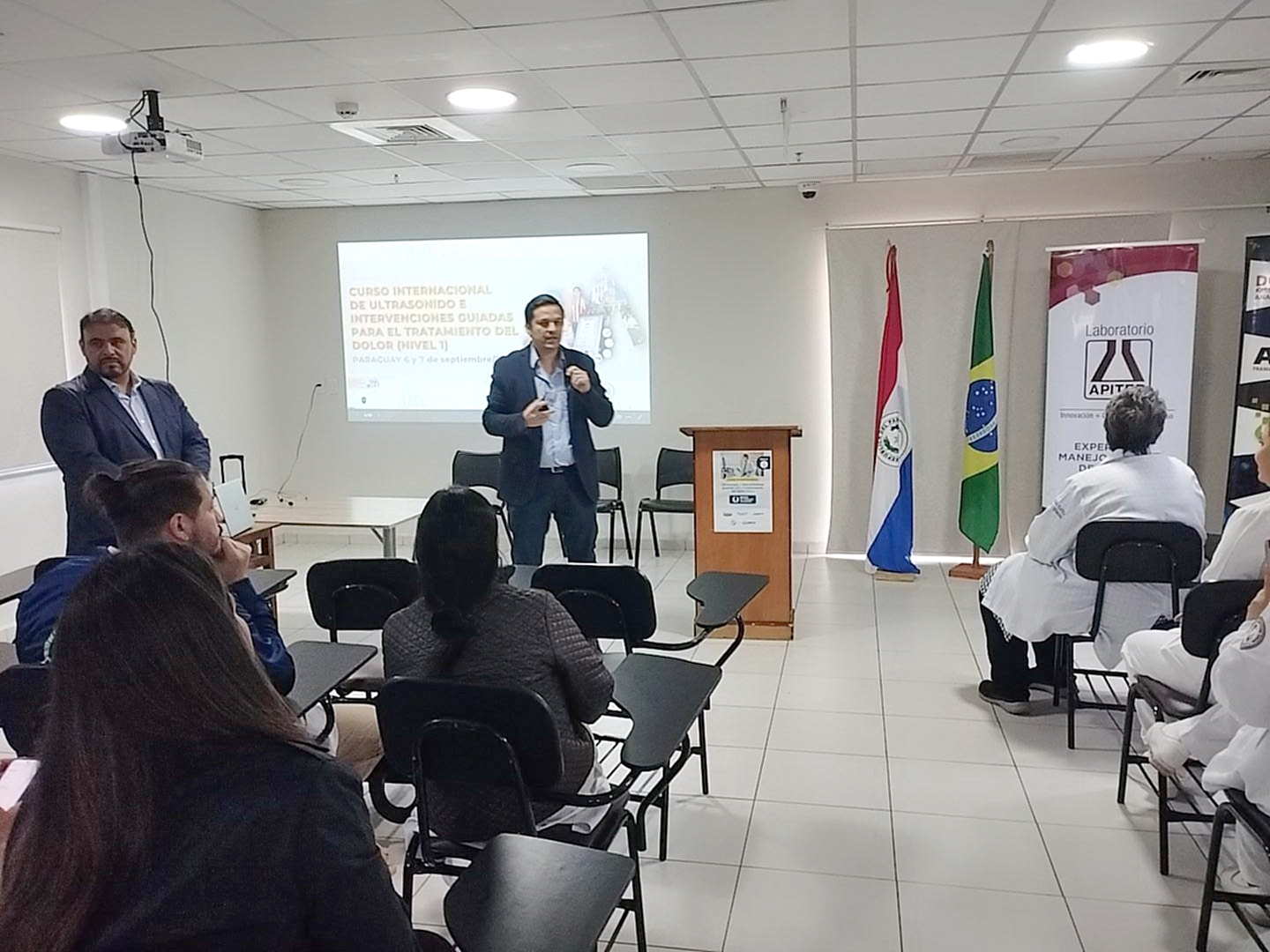 Dan inicio a Curso Internacional de Manejo del Dolor en el Hospital Ingavi 