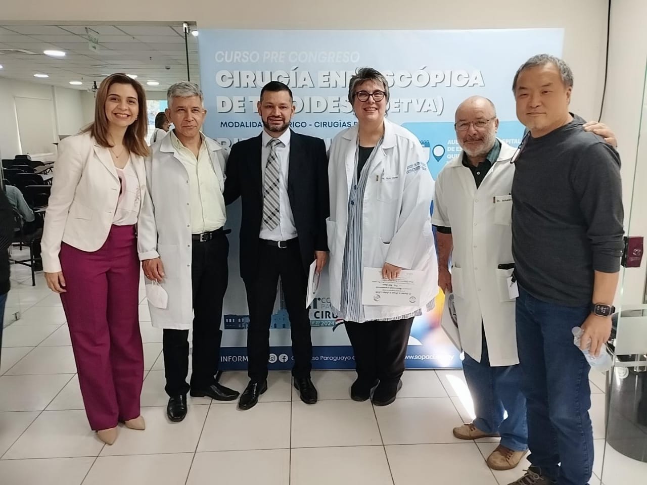 En IPS Ingavi  dan inicio al Curso Internacional Pre Congreso de Cirugía Endoscópica de Tiroides 