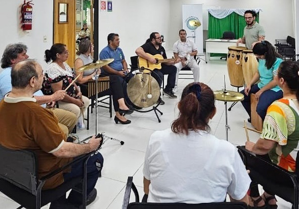 Taller de Musicoterapia en el Centro de Salud Mental de CESI