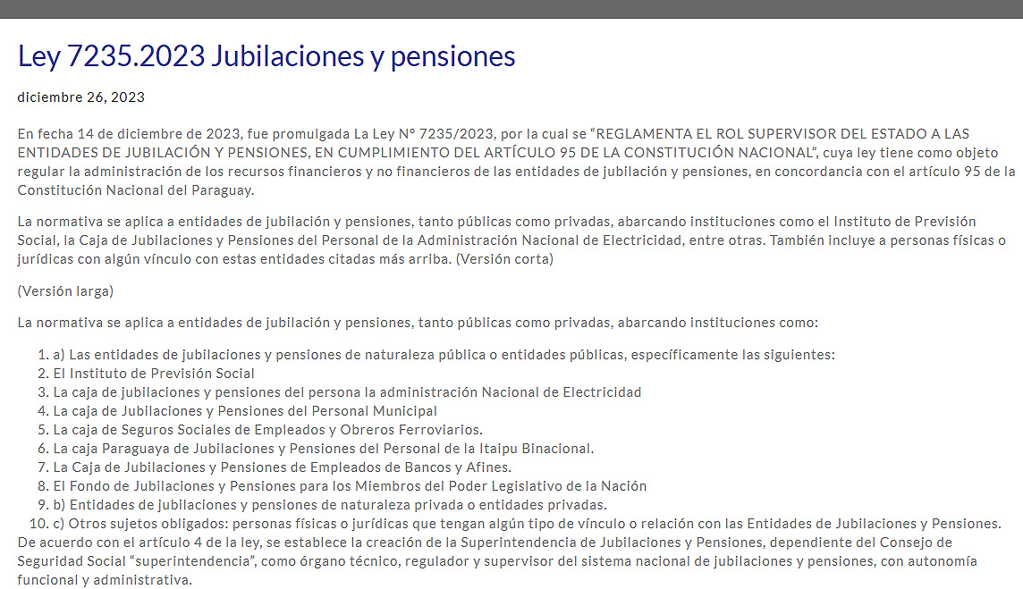 Ley de Superintendencia establece un abanico de posibilidades de inversión