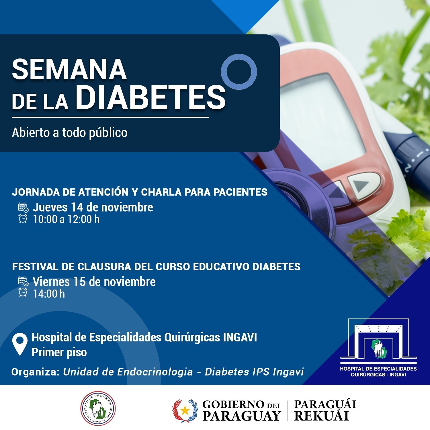 En Paraguay el 10.6% de la población tiene diabetes