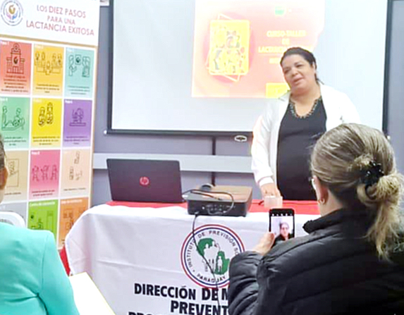 IPS inicia talleres gratuitos sobre lactancia materna en la Policlínica Mariscal López