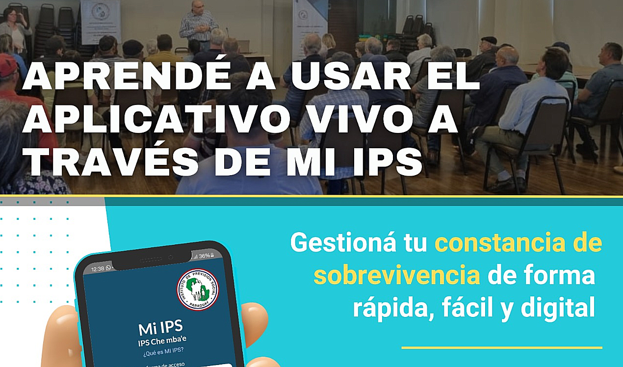IPS capacitará a jubilados sobre el uso de la App 