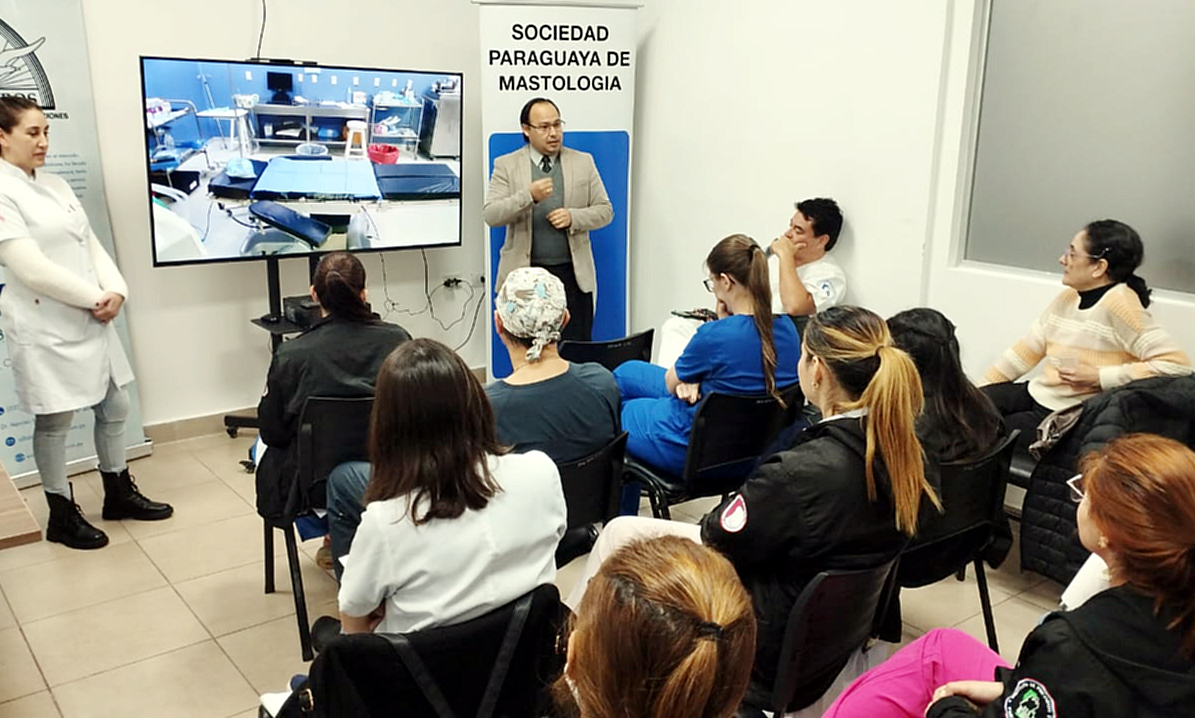 1er Curso Anual de Oncoplastia mamaria en el  Hospital de Especialidades Quirúrgicas Ingavi 