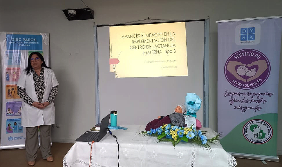Con charlas educativas en el Hospital Central conmemoran la Semana Mundial de la Lactancia Materna