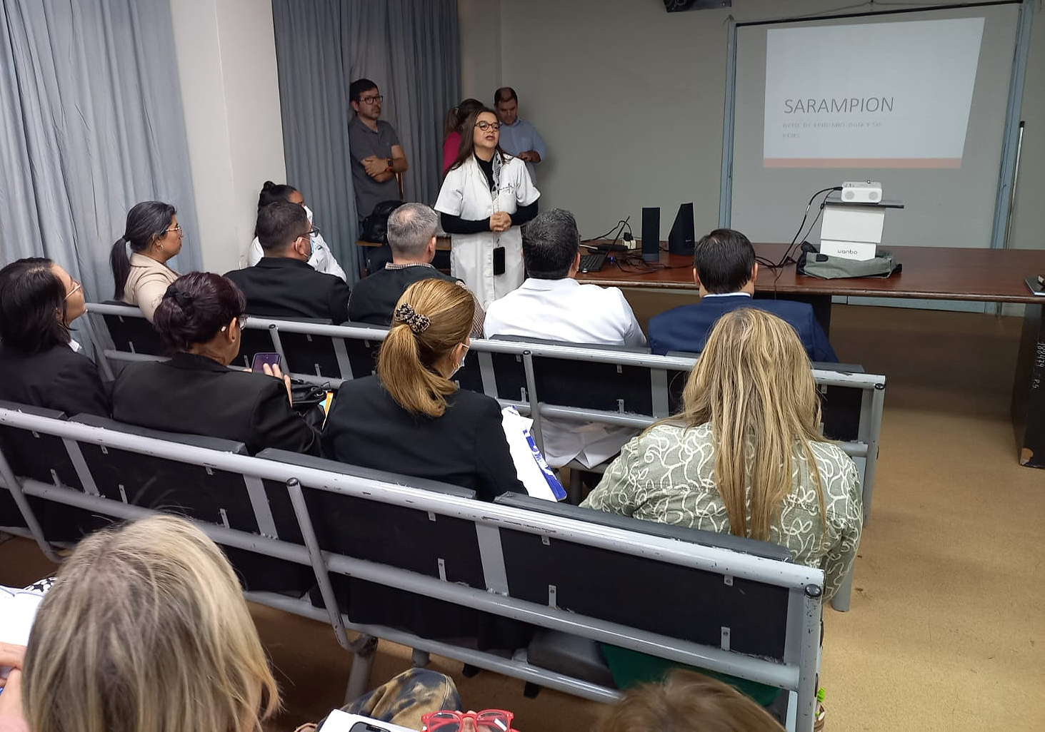 Realizan Jornada de Situación Epidemiológica de Sarampión en el Hospital Central