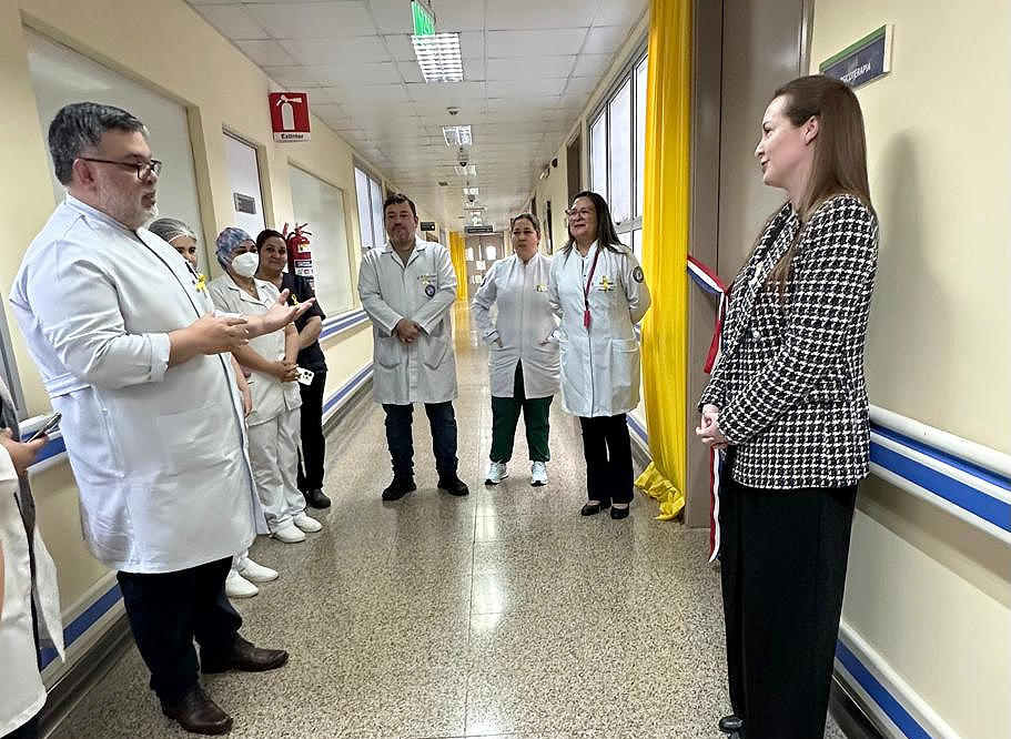 IPS habilitó un nuevo espacio de apoyo emocional en el Hospital Regional de Ciudad del Este