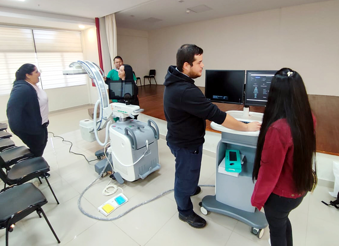 Capacitaron a técnicos en radiología en el uso de equipos de alta tecnología