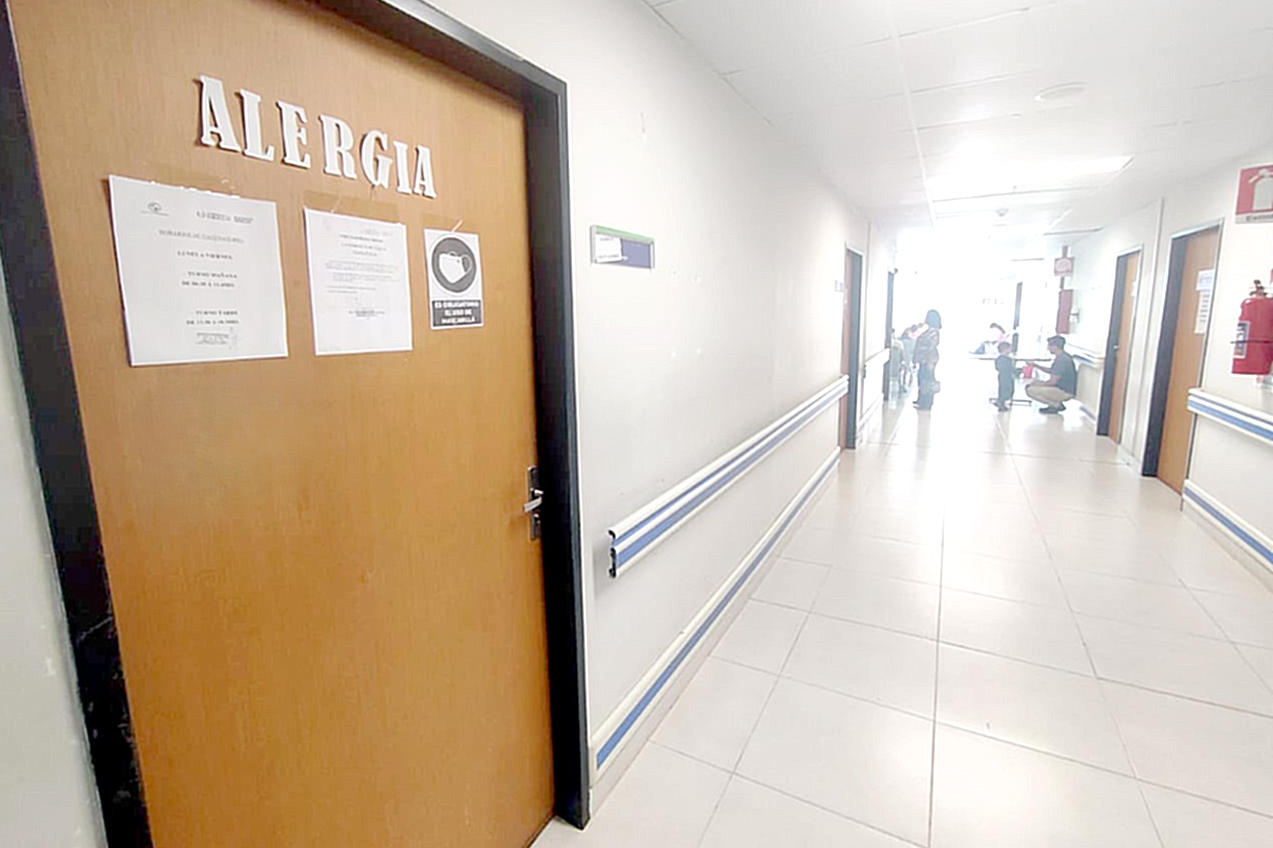 Servicio de Alergia: quinta especialidad que se suma al plan para agilizar consultas programadas en el Hospital Central