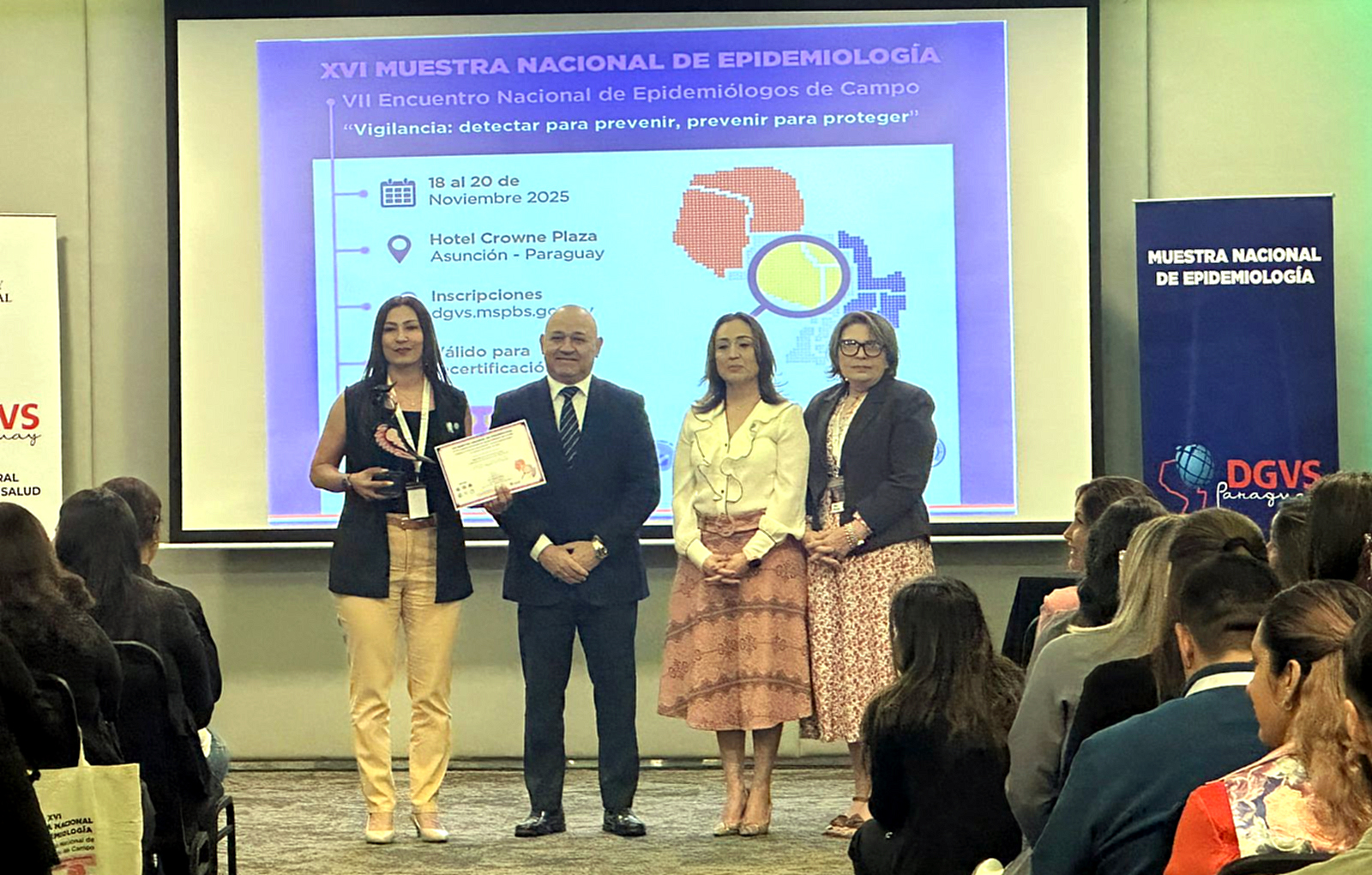 Premio a la trayectoria, EpidemiologÃ­a del IPS es reconocida en evento nacional