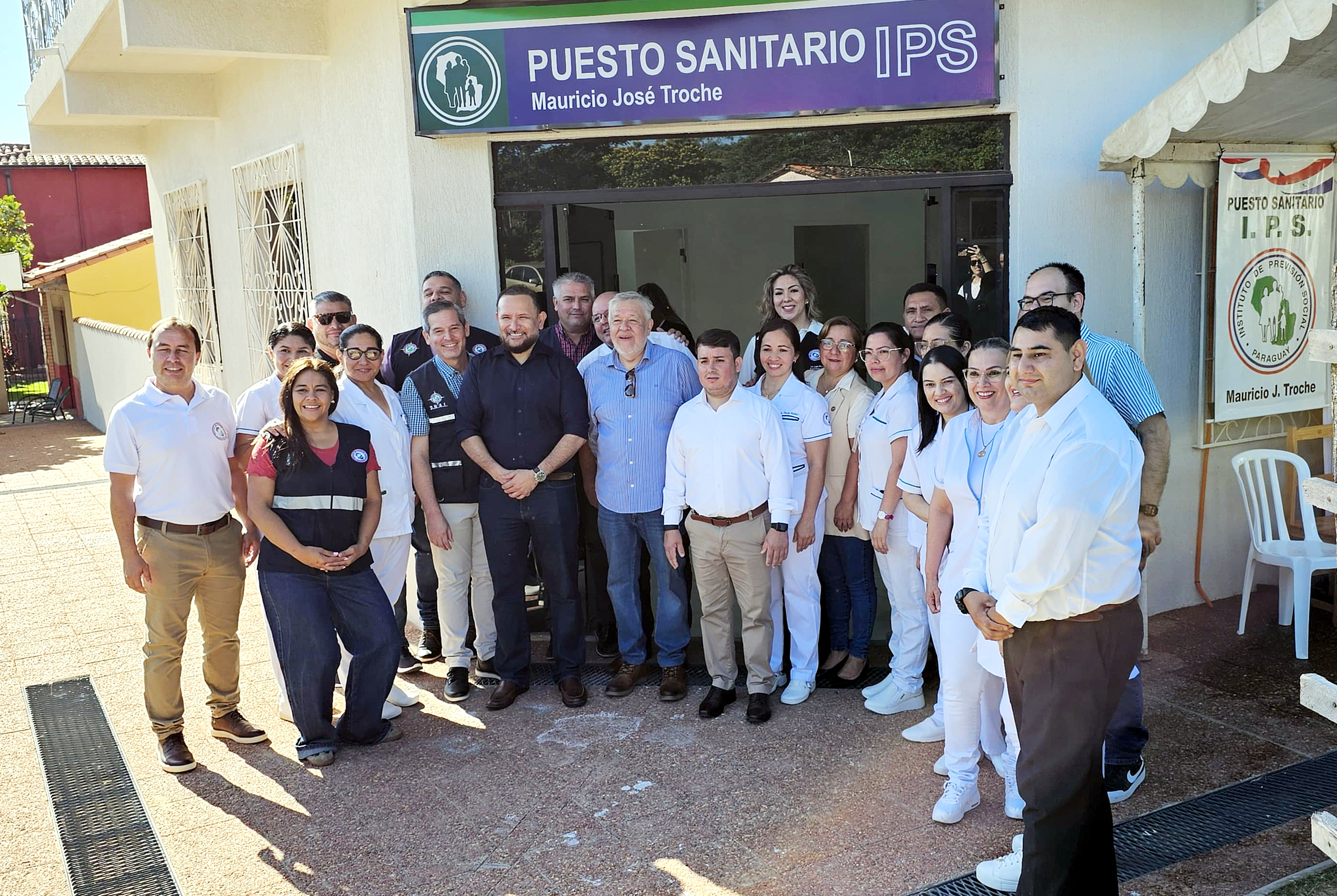 Presidente del IPS inaugurÃ³ el nuevo local del Puesto Sanitario de Mauricio JosÃ© Troche