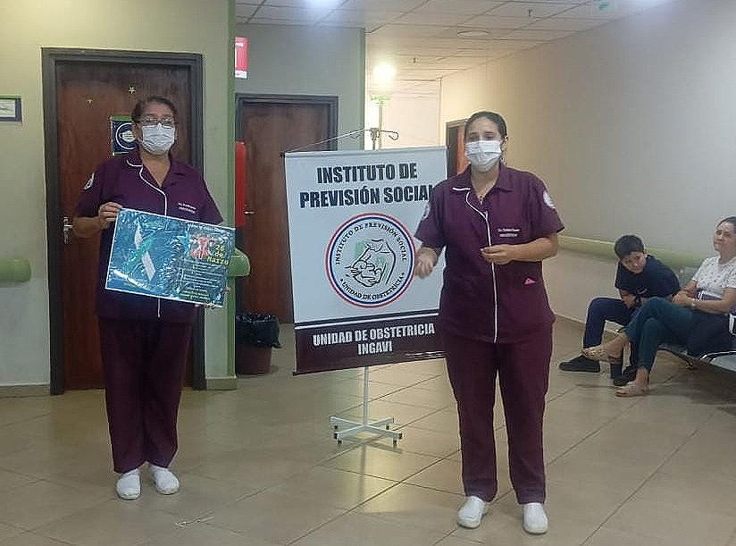 IPS Ingavi dio charlas en sala de espera por el Día de la Lucha contra el Cáncer de Cuello Uterino