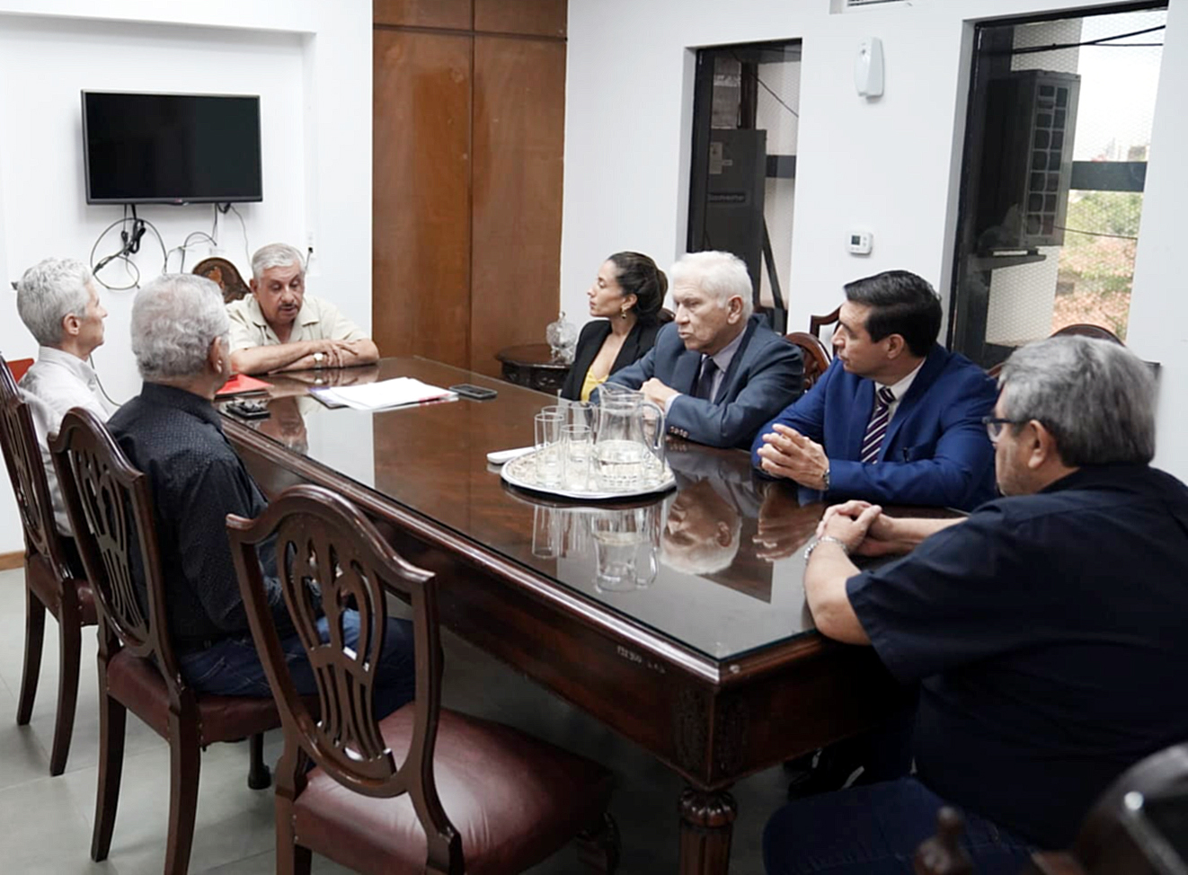 Sesión protocolar del Consejo de Administración del IPS