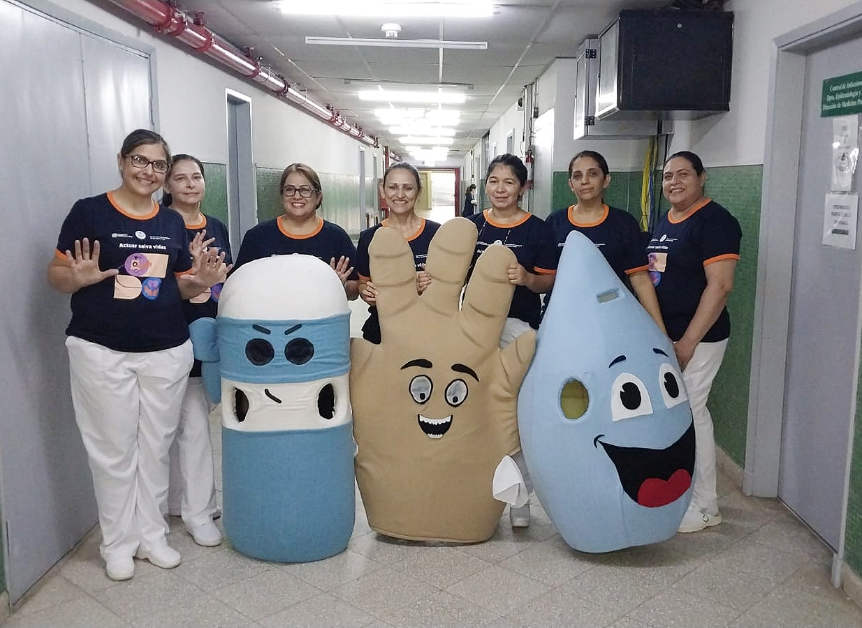 Día de la Higiene de Manos: Jornada de retroalimentación sobre técnica correcta del lavado de manos en servicios del Hospital Central