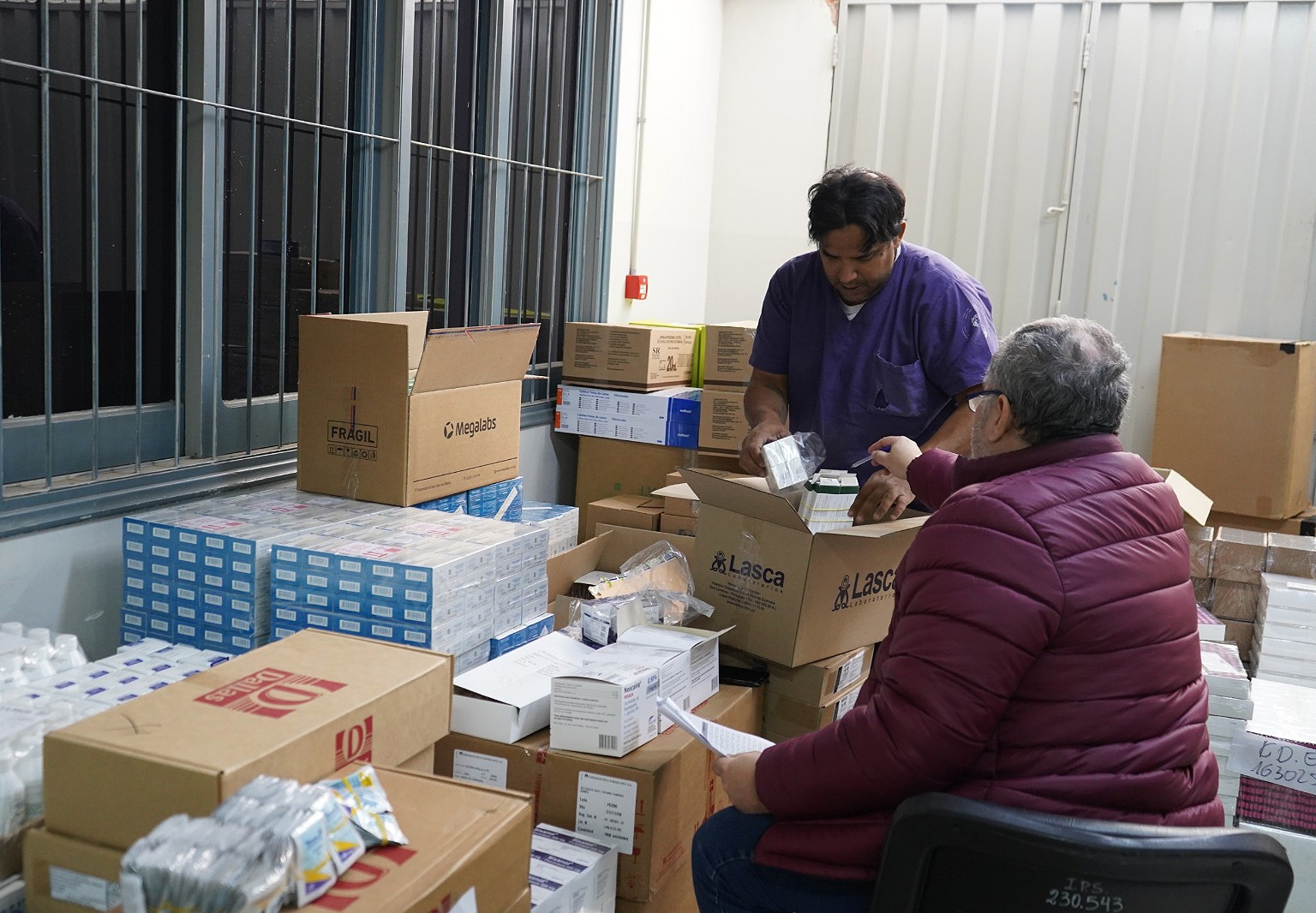 Recepción y distribución de medicamentos a la red nacional de IPS