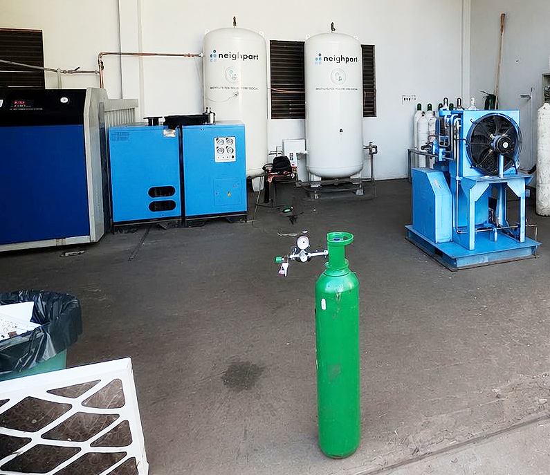 Planta generadora de oxígeno del IPS en Encarnación vuelve a operar tras trabajos técnicos especializados
