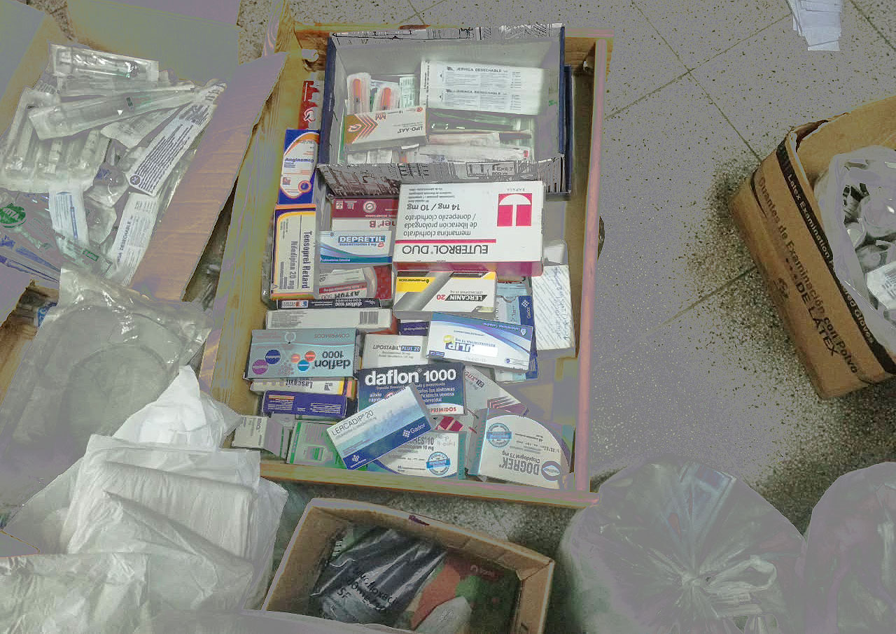 Incautan medicamentos e insumos durante intervención en albergues del IPS