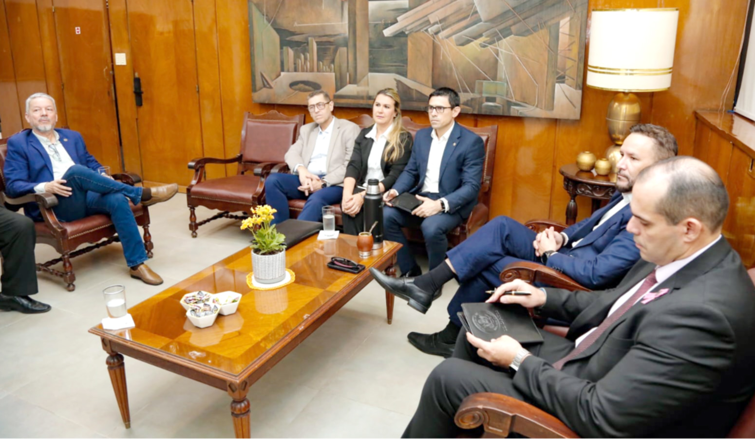 Presidente del IPS recibió a la Unión Nacional de Jubilados y ratificó diálogo permanente