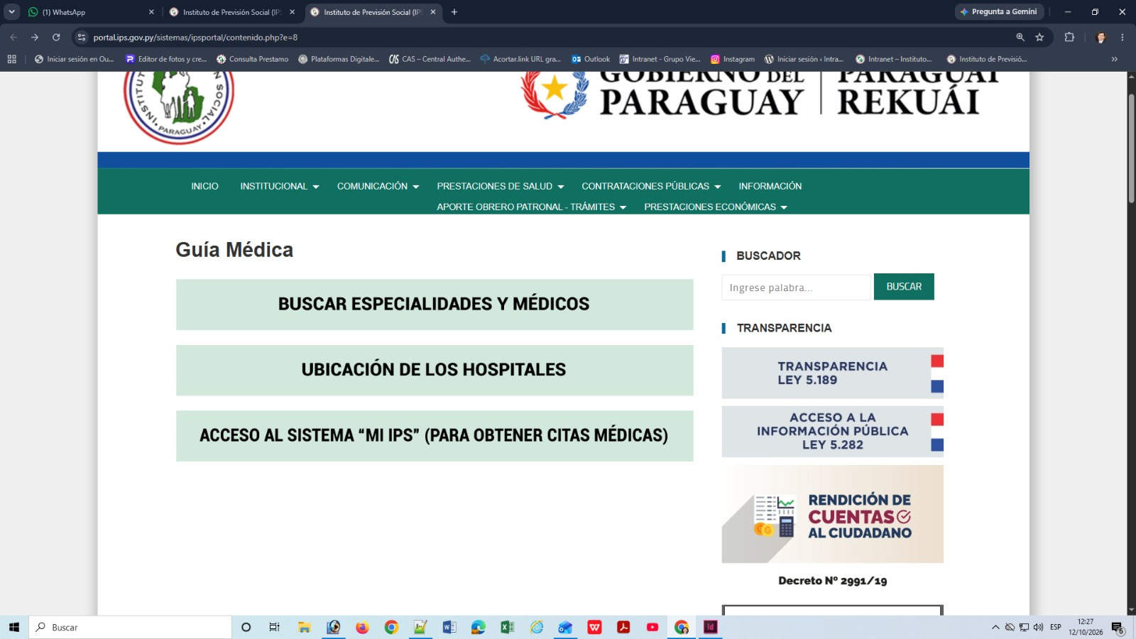 IPS presenta su Cartera de Servicios para facilitar el acceso de los asegurados a especialistas y prestaciones de salud