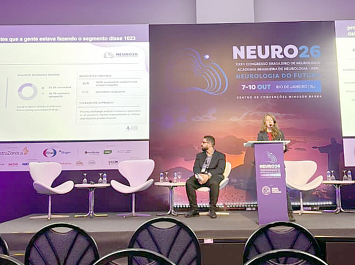 Residente de Neurología del IPS se destaca por su producción científica en el Congreso Brasileño de Neurología