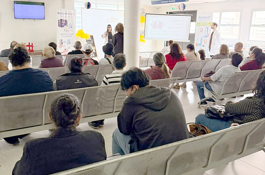 IPS representa a Paraguay en actividad latinoamericana sobre espirometría junto a la ALAT