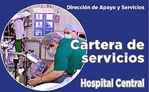 Cartera de servicios de la Dirección de Apoyo y Servicios del Hospital Central IPS