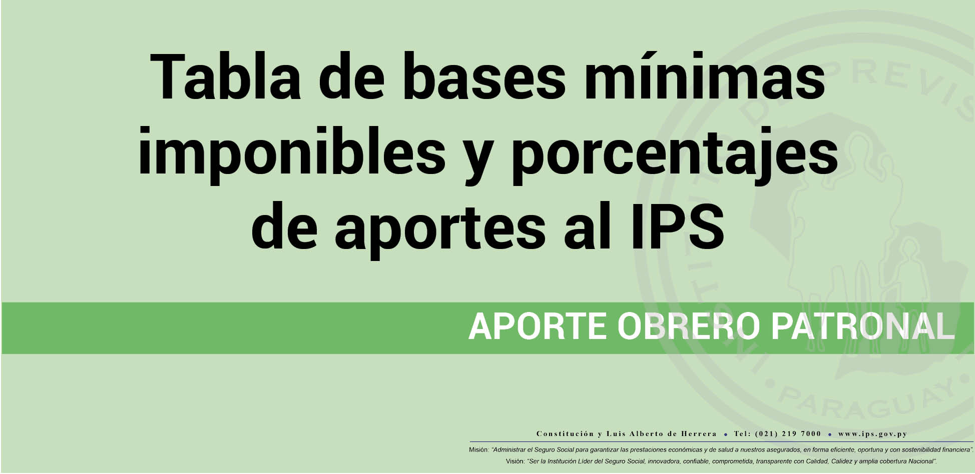 Aporte Obrero Patronal