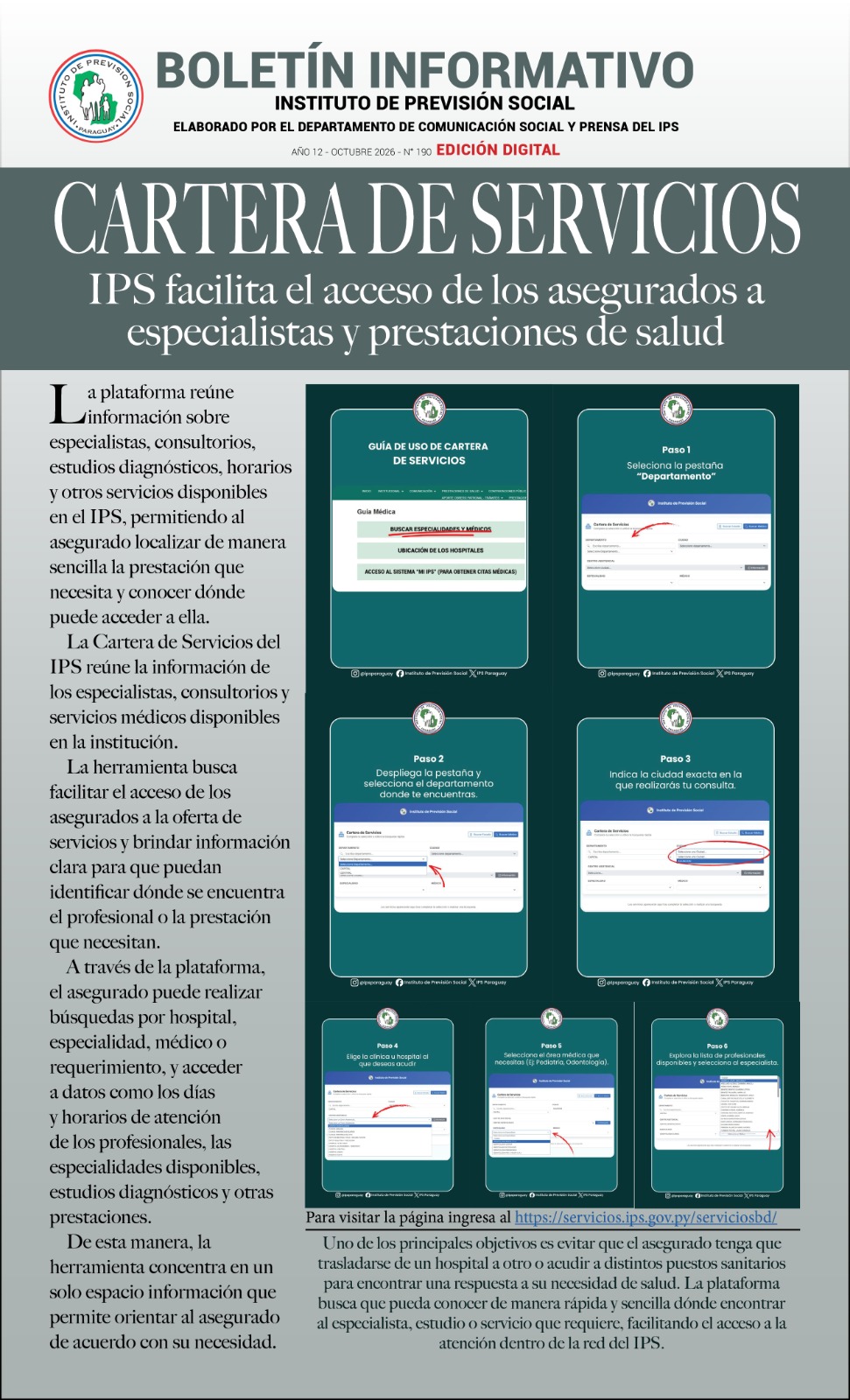 Boletín digital N° 190