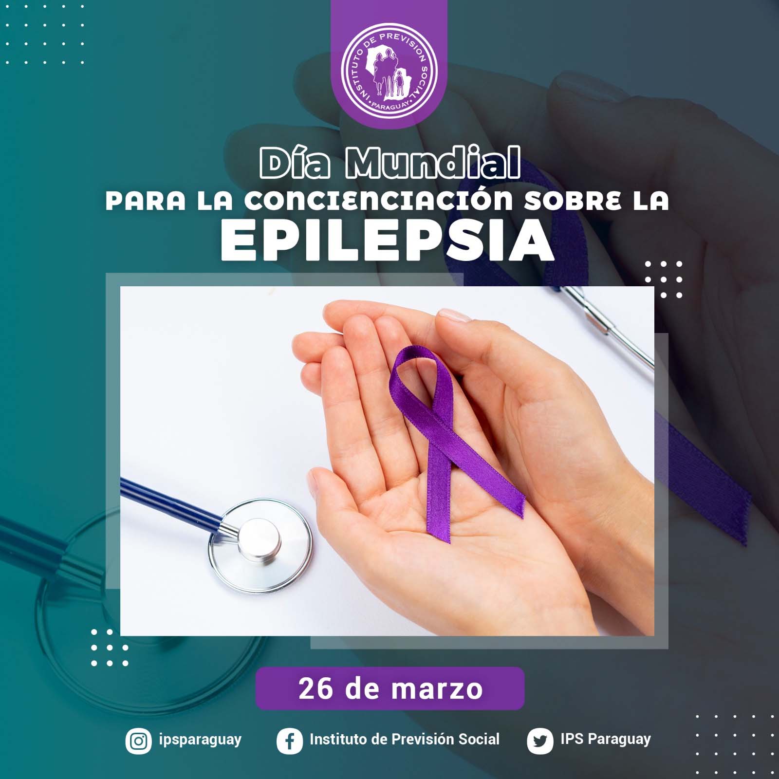Conmemoran el Día mundial de la Conciencia sobre la Epilepsia en el Hospital Central