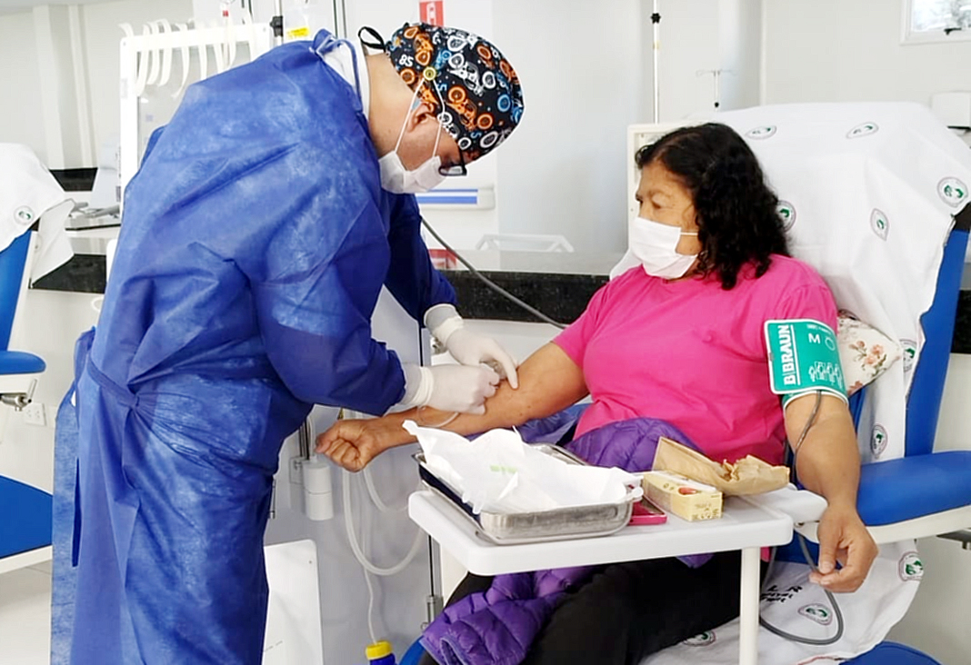 Hemodiálisis están garantizadas en el Hospital Central